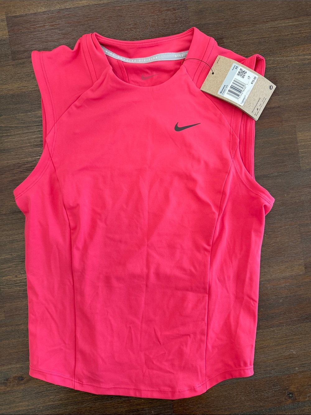 Nike Hot Pink Performance Sleeveless Training Top